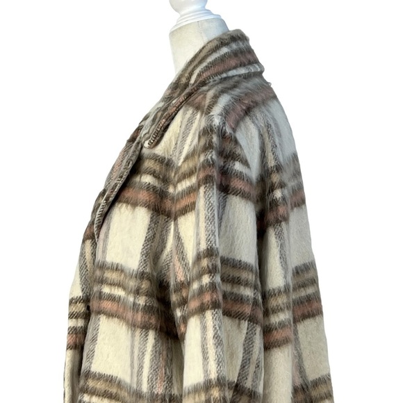 Sam EDELMAN WOMENS NEW WITH TAGS STYLE #64864X BLURRED PLAID COAT - Picture 6 of 16